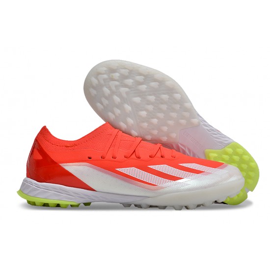 Cheap Adidas x23crazyfast.1 TF Soccer Shoes Red Grey Sale