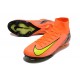 Cheap Nike Air Zoom Mercurial Superfly 10 Elite FG Orange Yellow Black Soccer Shoes Sale