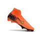 Cheap Nike Air Zoom Mercurial Superfly 10 Elite FG Orange Yellow Black Soccer Shoes Sale