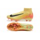 Cheap Nike Air Zoom Mercurial Superfly 10 Elite FG Yellow Black Pink High Top Soccer Shoes Sale