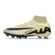 Cheap Nike Air Zoom Mercurial Superfly 9 Elite AG High Top Soccer Shoes Beige Black Sale