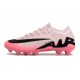 Cheap Nike Air Zoom Mercurial Vapor 15 Elite AG Low Soccer Shoes Pink White Black Sale