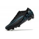 Cheap Nike Air Zoom Mercurial Vapor 15 Elite FG Black Ltblue Soccer Shoes Sale