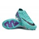 Cheap Nike Air Zoom Mercurial Vapor 15 Elite FG Low Soccer Shoes Ltblue Purple Black Sale