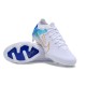 Cheap Nike Air Zoom Mercurial Vapor 15 Elite FG Low Soccer Shoes White Gold Blue Sale