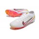 Cheap Nike Air Zoom Mercurial Vapor 15 Elite FG Low Soccer Shoes White Peach Sale