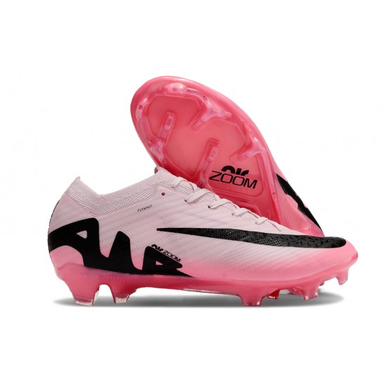 Cheap Nike Air Zoom Mercurial Vapor 15 Elite FG Pink Black Ltpink Low Soccer Shoes Sale