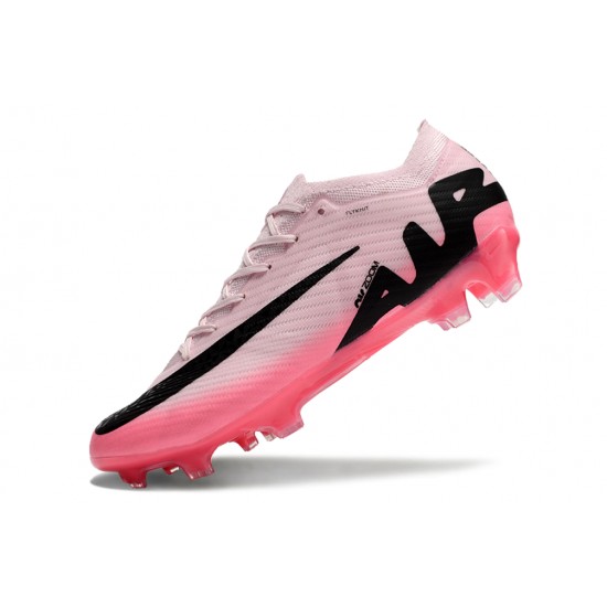 Cheap Nike Air Zoom Mercurial Vapor 15 Elite FG Pink Black Ltpink Low Soccer Shoes Sale