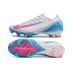 Cheap Nike Air Zoom Mercurial Vapor 16 Elite FG Low White Pink Blue Soccer Shoes Sale