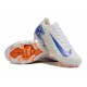 Cheap Nike Air Zoom Mercurial Vapor 16 Elite FG White Blue Low Soccer Shoes Sale