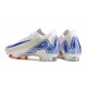 Cheap Nike Air Zoom Mercurial Vapor 16 Elite FG White Blue Low Soccer Shoes Sale