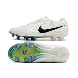 Nike Tiempo Legend 10 Elite FG Beige Black Low Soccer Shoes