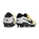 Cheap Nike Tiempo Legend 10 Elite FG Beige Black White Low Soccer Shoes Sale