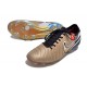 Cheap Nike Tiempo Legend 10 Elite FG Brown Gold Grey Low Soccer Shoes Sale