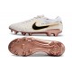 Cheap Nike Tiempo Legend 10 Elite FG Brown White Black Low Soccer Shoes Sale