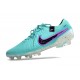 Cheap Nike Tiempo Legend 10 Elite FG Ltblue Purple Black Low Soccer Shoes Sale