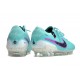 Cheap Nike Tiempo Legend 10 Elite FG Ltblue Purple Black Low Soccer Shoes Sale