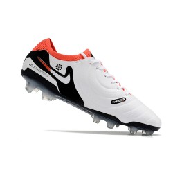 Nike Tiempo Legend 10 Elite FG Orange Black White Low Soccer Shoes