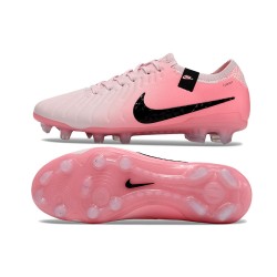 Nike Tiempo Legend 10 Elite FG Pink Black Low Soccer Shoes