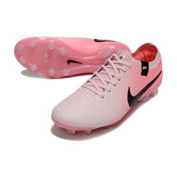 Nike Tiempo Legend 10 Elite FG Pink Black Low Soccer Shoes