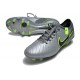 Cheap Nike Tiempo Legend 10 Elite FG Silver Green Black Green Low Soccer Shoes Sale