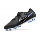 Cheap Nike Tiempo Legend 10 Elite FG White Blue Black Low Soccer Shoes Sale