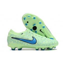 Nike Tiempo Legend 10 Elite FG Low Soccer Shoes Green Blue 