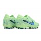 Cheap Nike Tiempo Legend 10 Elite FG Low Soccer Shoes Green Blue Sale