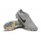 Cheap Nike Tiempo Legend 10 Elite FG Low Soccer Shoes Grey Black Sale