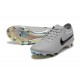 Cheap Nike Tiempo Legend 10 Elite FG Low Soccer Shoes Grey Black Sale