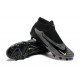 Cheap Nike Phantom GX Elite FG High Top Soccer Shoes Grey Black Yellow Sale