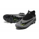 Cheap Nike Phantom GX Elite FG High Top Soccer Shoes Grey Black Yellow Sale