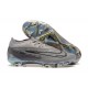 Cheap Nike Phantom GX Elite FG Low Soccer Shoes All Grey Sale