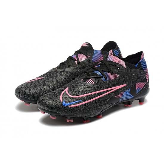 Cheap Nike Phantom GX Elite FG Low Soccer Shoes Black Pink Sale