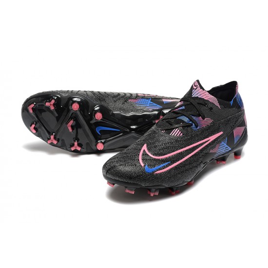 Cheap Nike Phantom GX Elite FG Low Soccer Shoes Black Pink Sale