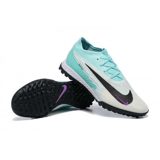 Cheap Nike Phantom GX Elite FG Low Soccer Shoes Grey Black Blue Sale