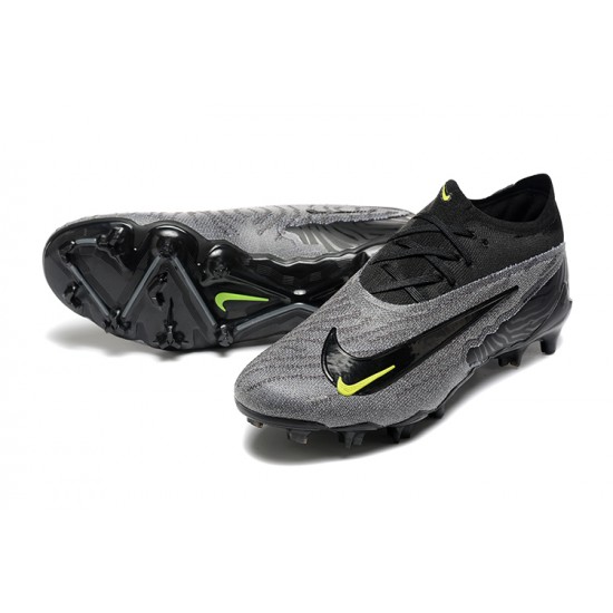 Cheap Nike Phantom GX Elite FG Low Soccer Shoes Grey Black Sale