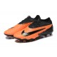 Cheap Nike Phantom GX Elite FG Low Soccer Shoes Orange Black Sale