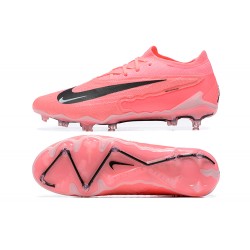 Nike Phantom GX Elite FG Low Soccer Shoes Pink Black 