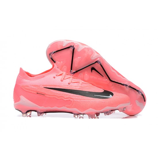 Cheap Nike Phantom GX Elite FG Low Soccer Shoes Pink Black Sale