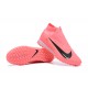 Cheap Nike Phantom GX Elite TF High Top Soccer Shoes Pink Black Sale