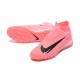 Cheap Nike Phantom GX Elite TF High Top Soccer Shoes Pink Black Sale