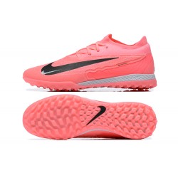 Nike Phantom GX Elite TF Low Soccer Shoes Peach Black Grey 