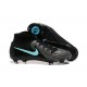 Cheap Nike Phantom Luna Elite FG Black Ltblue High Soccer Shoes Sale