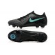 Cheap Nike Phantom Luna Elite FG Black Ltblue Low Soccer Shoes Sale