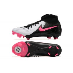 Nike Phantom Luna Elite FG Black Pink White Soccer Shoes