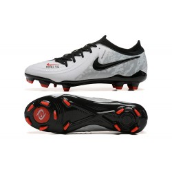 Nike Phantom Luna Elite FG Grey Black Red Low Soccer Shoes