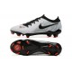 Cheap Nike Phantom Luna Elite FG Grey Black Red Low Soccer Shoes Sale