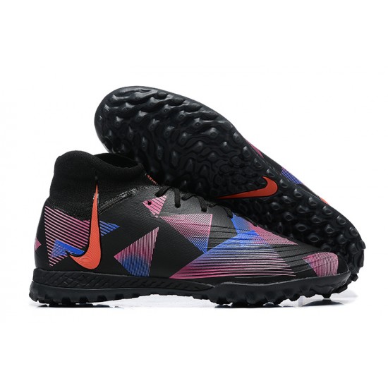 Cheap Nike Phantom Luna Elite FG High Black Orange Blue Soccer Shoes Sale