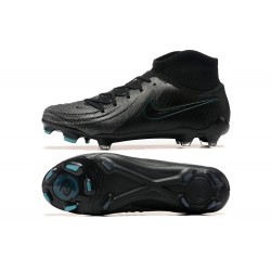 Nike Phantom Luna Elite FG High Top All Black Soccer Shoes 